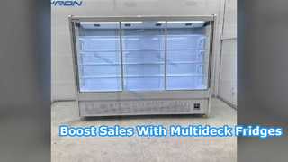 Commercial Multideck Air Curtain Fridge for Supermarkets