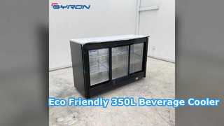 350L Eco Friendly Beverage Cooler Energy Efficient Cooling