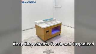 Commercial Malatang Hotpot Refrigerator Countertop Freezer
