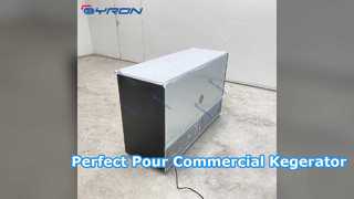 Commercial Beer Kegerator 97L Static Cooling Dispenser