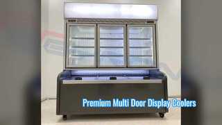 Multi Door Display Cooler for Convenience Stores