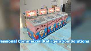 Commercial Open Top Refrigerator Blast Chiller Showcase